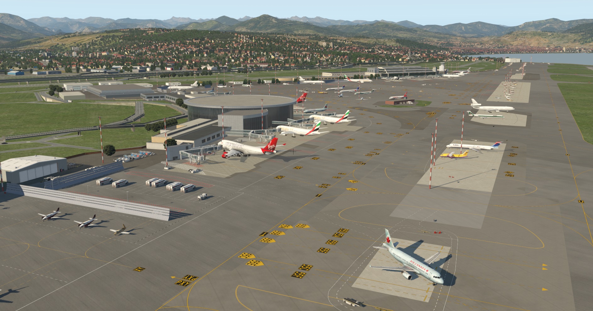 Scenery Reviews : LFMN Nice Côte d'Azur Airport and LFKC Calvi -  Sainte-Catherine, Corsica - Payware Airports and Scenery Reviews - X-Plane  Reviews